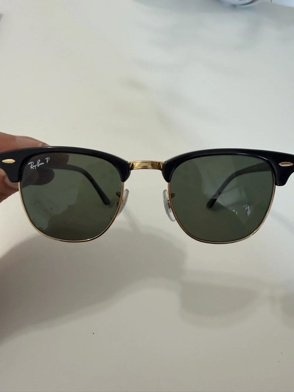 Ray-Ban | Accessories | Rayban Clubmaster Sunglasses In Black And Gold ...